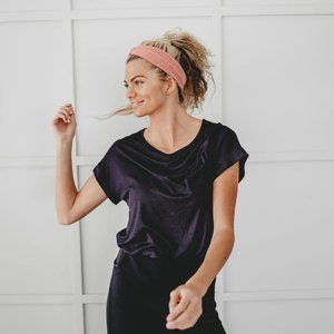 Gimme Beauty Knotted Pink Headwrap